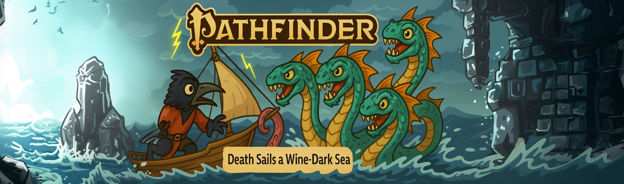 «Death Sails a Wine-Dark Sea» – второе приключение трилогии Myth-Speaker для Pathfinder 2E