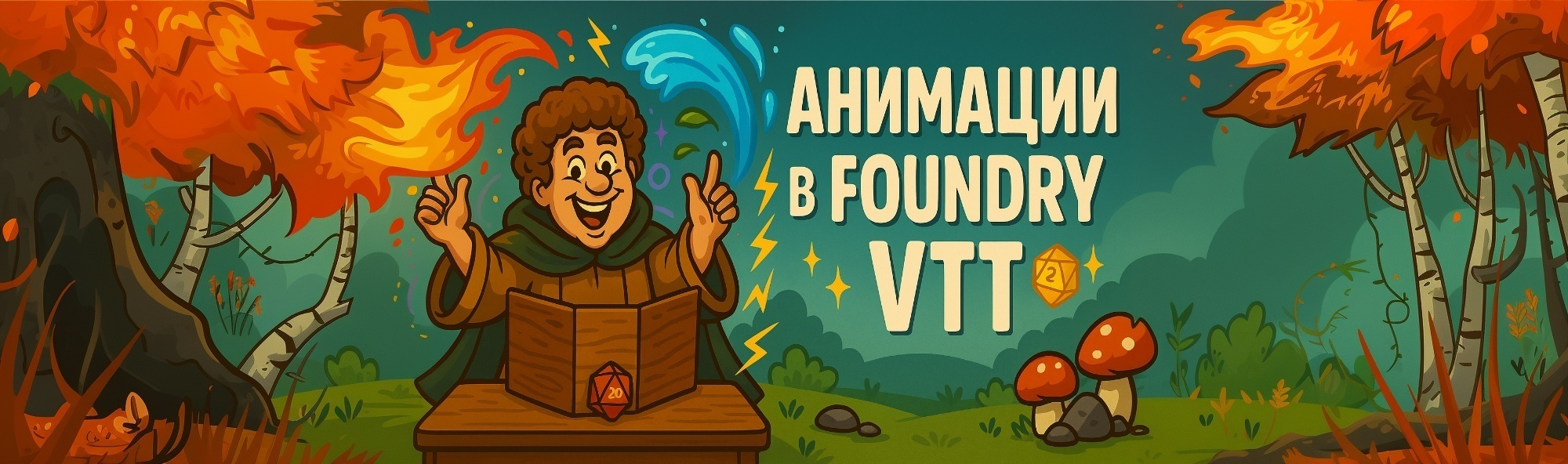 Анимации и другие эффекты для ваших игр Pathfinder в Foundry VTT